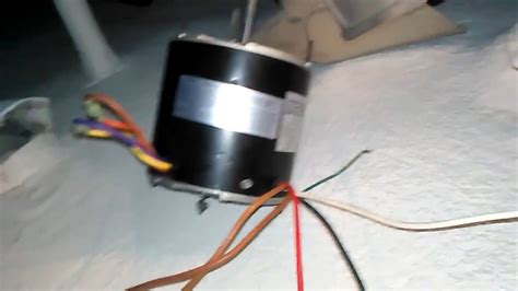 condenser fan motor hook up